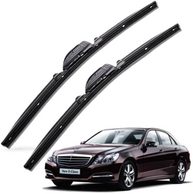 벤츠 E클래스 전차종 순정(호환)형 자동차 프리미엄 하이브리드 와이퍼 윈도우브러쉬 1+1세트, E클래스W212-PR600+600mm커넥터B2
