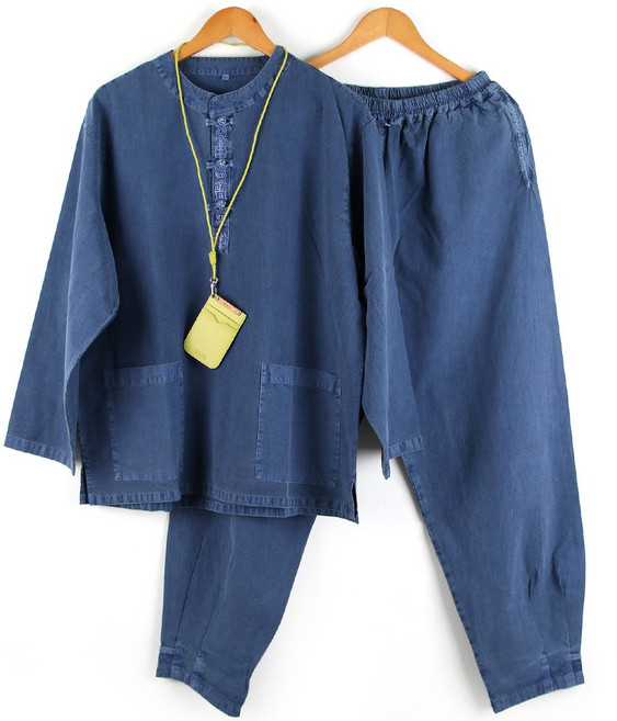 봄 가을 면100% 20수 국내제작 남자 생활한복 공용 캐주얼 개량한복 세트