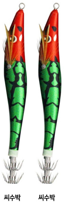 한치가 좋아하는 한치 이카메탈, 2개, 씨수박