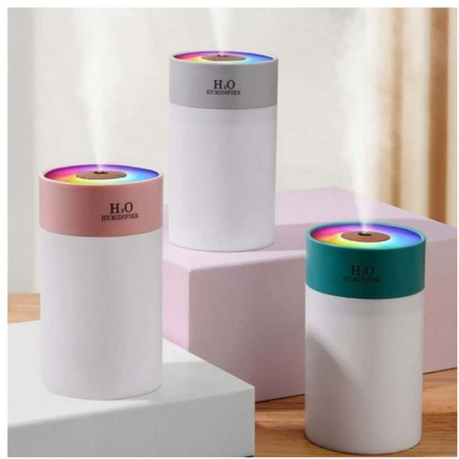 유명한 충전식 대용량가습기1.4L 차량용가습기 미니가습기 탁상용가습기 사무실가습기 LED무드등가습기, 라이닝H5가습기(매트화이트)