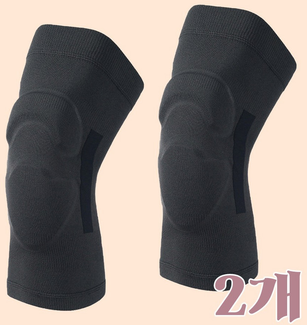 코지스 쿠션 고탄력 러닝 작업용 무릎보호대 세트, 2개