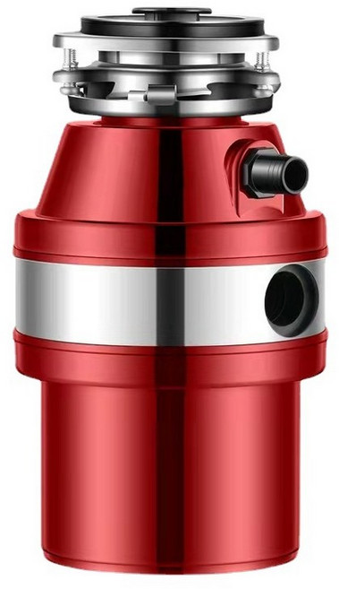 음식물파쇄기 싱크대분쇄기 가정용 음쓰 처리기 음식물분쇄기 음식물쓰레기 주방, 레드, 기본 색상