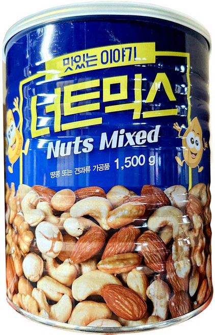 안주마을 땅콩 견과 믹스 1.5kg 6개입 업소용 견과류, 6개