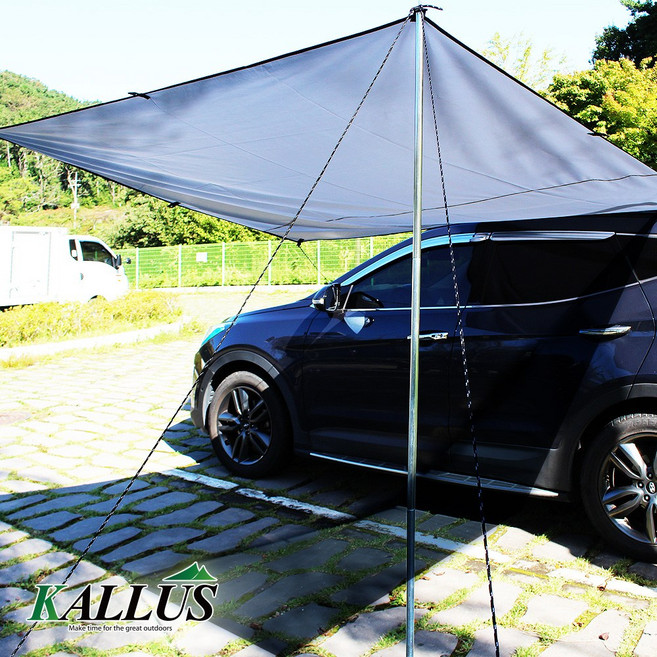 KALLUS CAMPING 이지퀵 차량용 어닝타프 풀셋 대형, (중)300*200cm