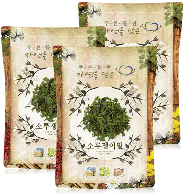 푸른들판 국내산 말린 소리쟁이 소루쟁이 잎 차 말린것, 3개, 400g