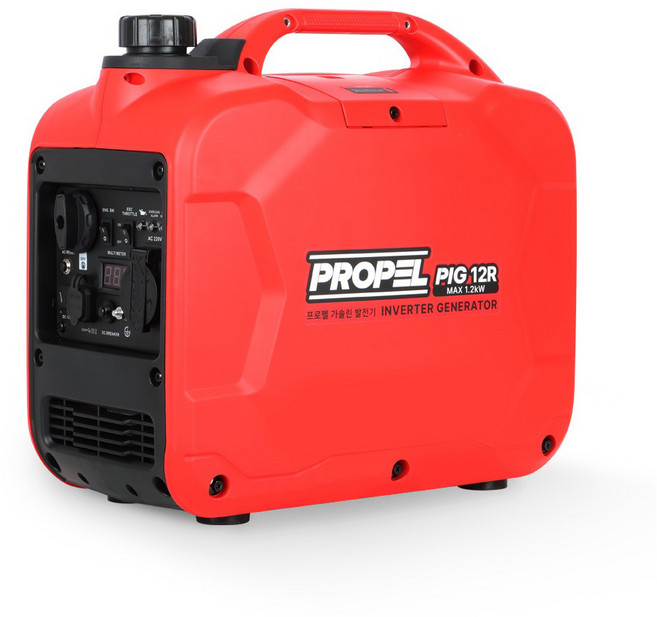프로펠 인버터 발전기 1.2kw 저소음 엔진 휴대용 소형 캠핑 푸드트럭 PIG12R