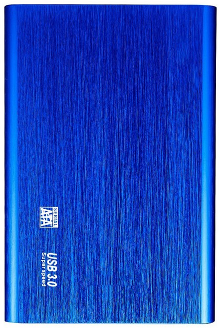 AFA 外接硬碟 USB 3.0 超高速, 藍色, 2TB