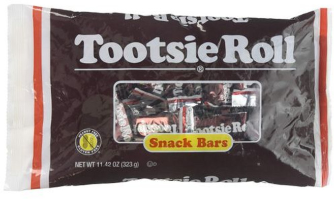 투시 롤 스낵 바 11.42온스 Tootsie Roll Snack Bars 11.42 oz, 1개, 323g