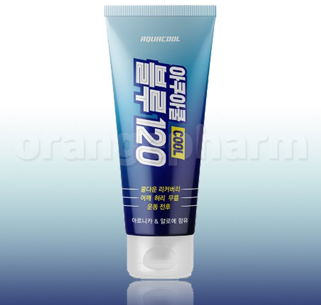 아쿠아쿨 튜브형 블루 120ml 겔타입 튜브 냉찜질, 1개