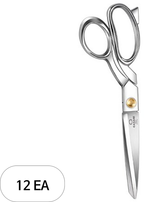 까사니 스텐 가위, 혼합색상, 12개