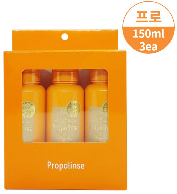 라방 프로폴린스 프로 찌꺼기 가글 구강청결제, 150ml, 3개