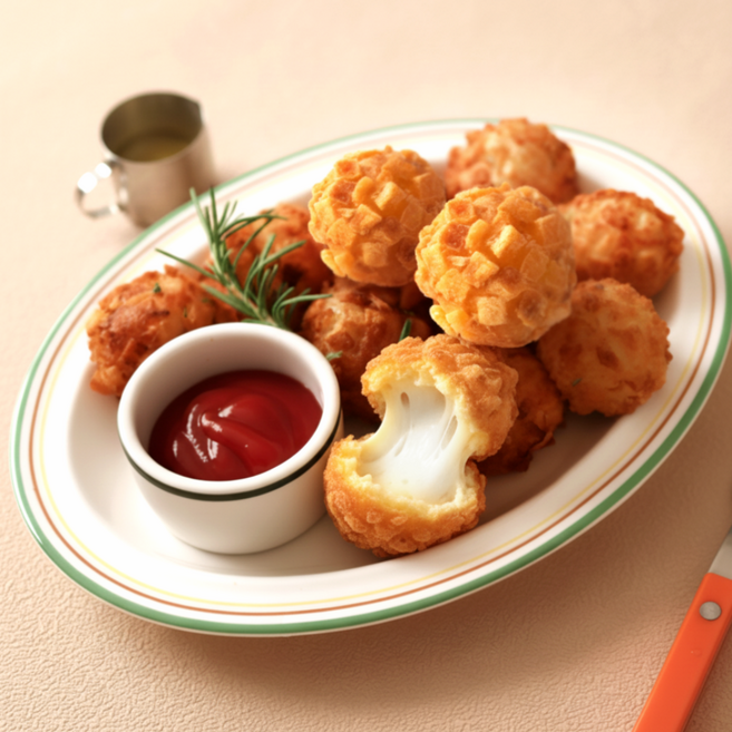 고고미 감자 모짜 치즈볼 (30g x 33개) 에어프라이어 조리 가능, 1kg, 1개