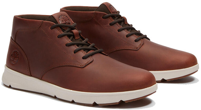 [팀버랜드] 남성 파커 스트릿 미드 스니커즈 브라운_TB0A6C7TEM61