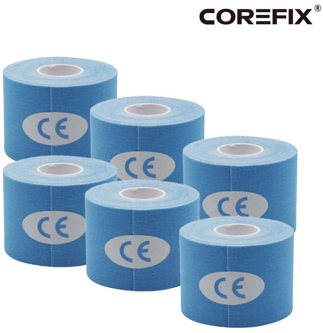 코어픽스 키네시올로지 스포츠테이프 근육 테이프 테이핑, 6개