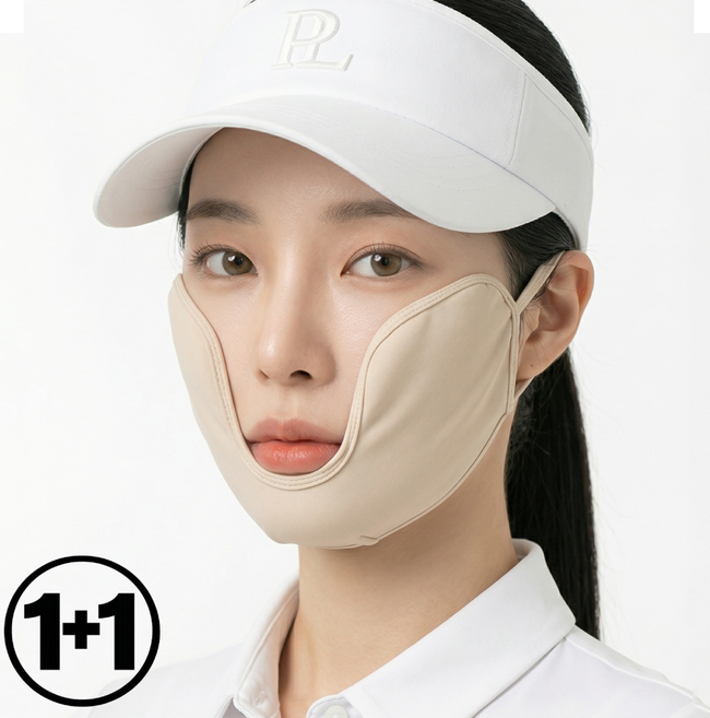 피너클럭스 골프마스크 1+1 자외선차단 여성 볼마스크 남성 스포츠마스크, 스킨, 스킨, 2개