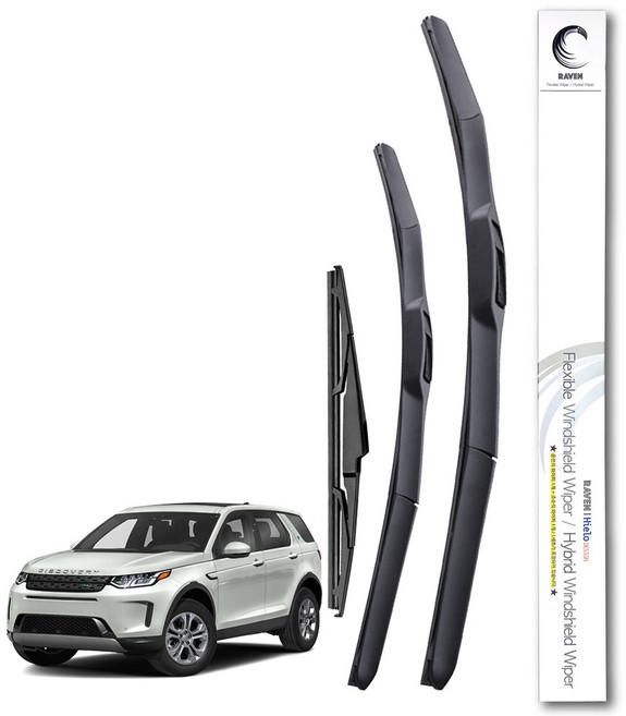 레이븐 랜드로버 디스커버리스포츠 와이퍼 운전석+조수석 세트 650+500, 전면+후면 와이퍼세트, 디스커버리스포츠 (15년~현재) 2620+12