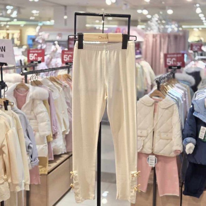 [아동/치크] 벨벳 리본 레깅스 CKTS26280_NC강서점