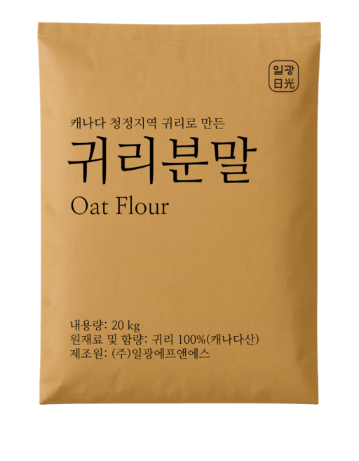 [일광] 귀리분말 100% (캐나다산), 1개, 20kg
