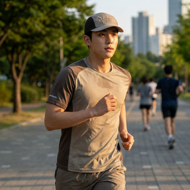 러닝모자 남성 여성 초경량 메쉬 볼캡 볼케닉 메쉬 캠프캡, 1개, 베이지