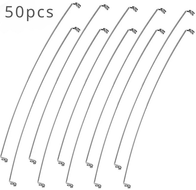 치즈 커터 절단 스틸 인치 슬라이서 파이 도구 슬라이서 스테인레스 와이어 교체용 와이어 5.5 주방, 50pcs
