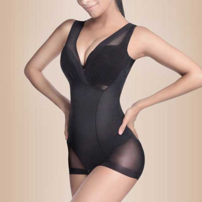 핑크비올라 메쉬 올인원 바디쉐이퍼 복부 군살정리