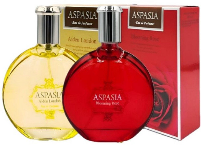 코랜스 ASPASIA PERFUME 정품 향수세트 아듀런던+블루밍로즈-감사선물증정, 2개, 50ml