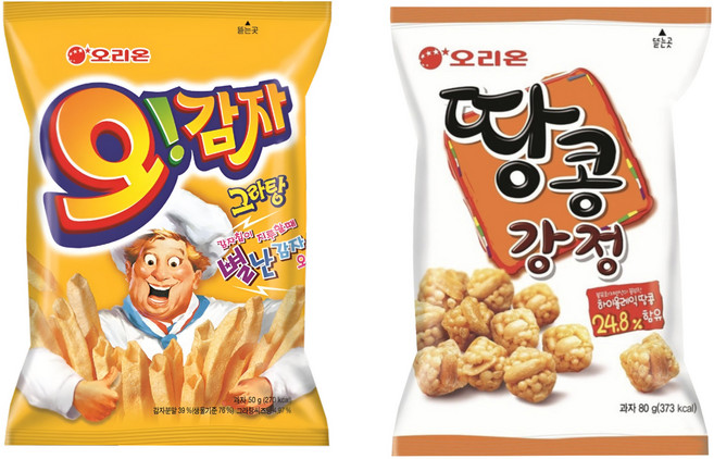오리온 오!감자그라탕 땅콩강정, 1개, 130g