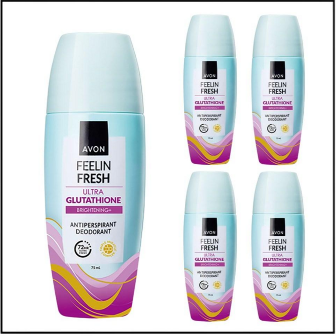 AVON 雅芳 體香劑, 5個, 75ml