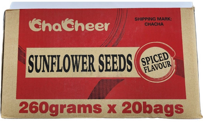 차차 챠챠 해바라기씨 꽈즈 260g 1BOX 오향맛 양념맛, 20개, 260g(1개)
