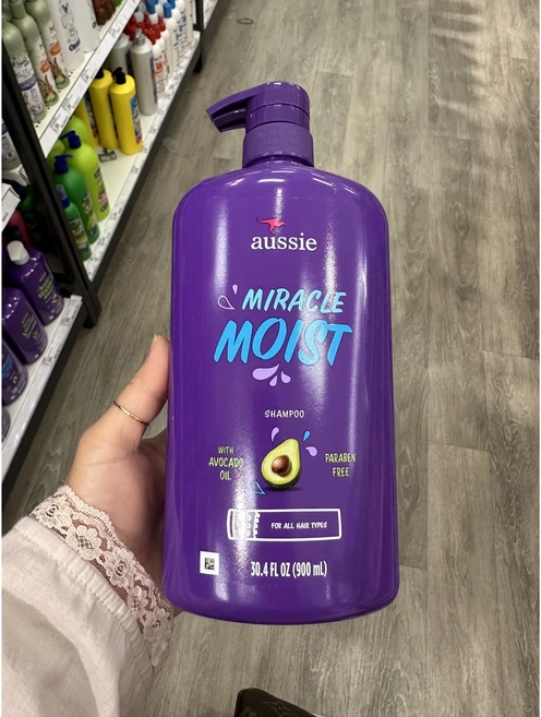Aussie Miracle Moist Shampoo 오지 미라클 모이스트 샴푸 (Paraben free), 1개, 900ml - 쿠팡