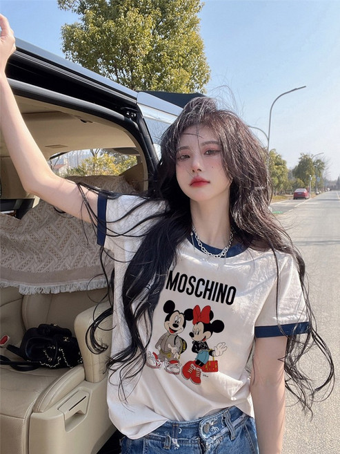 심플 레트로 6종 미키마우스 반팔 티셔츠