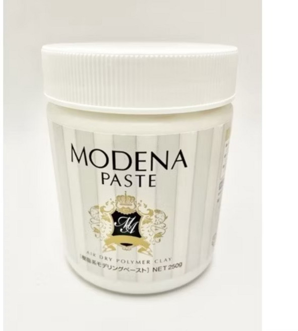 Modena Paste 樹脂黏土 空氣乾燥 造型黏土 250g 日本製, 白, 1個