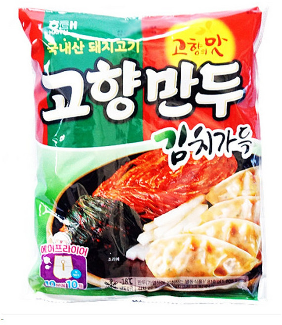 해태 고향만두 김치가득 810g (기존 900g 리뉴얼), 1개