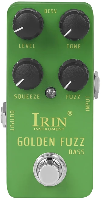 IRIN RS-20 Golden Fuzz 베이스 기타 이펙트 페달 클래식 톤 효과 True Bypass 일렉트릭 부품 및 액세서리, 01 IRIN RS-20