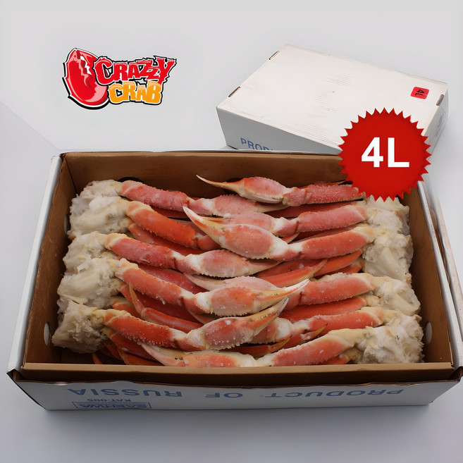 크레이지크랩 러시아 스노우크랩 대게 5KG, 1개, 5kg(4L)