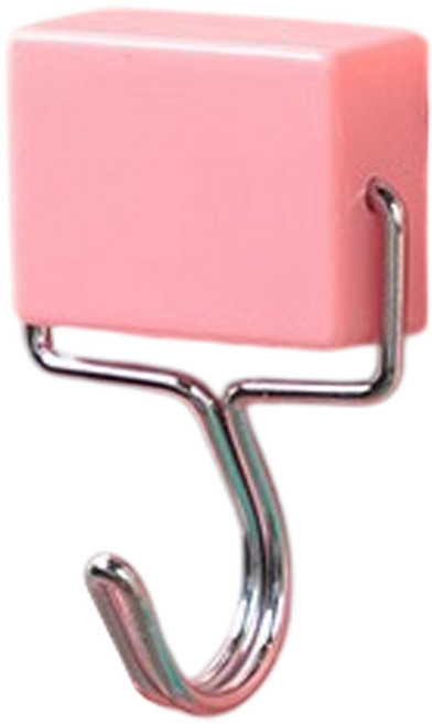 萬用強力磁鐵掛勾 磁吸掛勾 廚房掛勾, 玫瑰粉, 1個