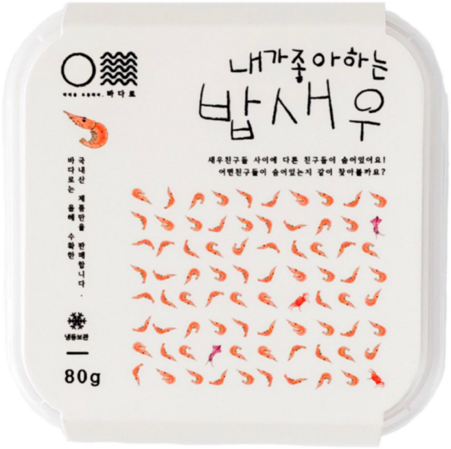 아기이유식 밥새우 어린이 반찬 국산밥새우, 1개, 80g