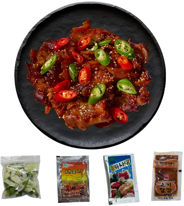 100% 국내산 김가네 순살 밀키트 족발 앞다리 무뼈 불족발, 1세트, 700g