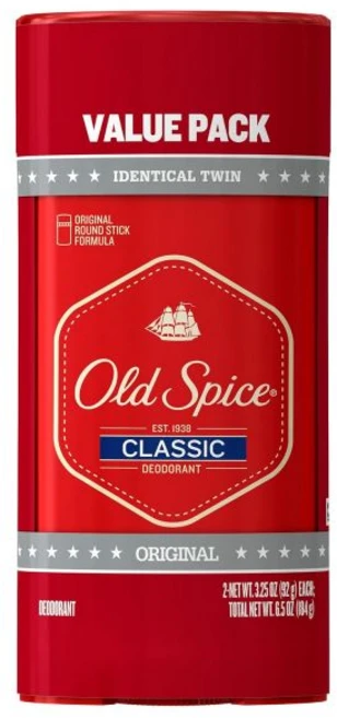 올드 스파이스 클래식 남성용 데오드란트 24시간 땀 및 냄새 방지 오래 지속되는 상쾌함 깨끗하고 남성적인 향기 오리지널 향 3.25온스, 32g, 1개 - 쿠팡