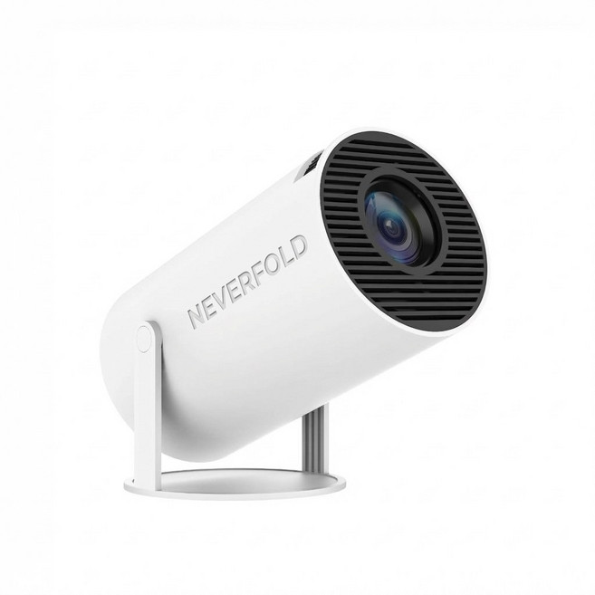 네버폴드 HY300 미니빔프로젝터 무선미러링 180도회전 홈시네마