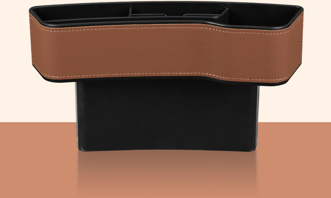 벤딕트 차량용 스마트 사이드 포켓 정리 수납함 이지포켓 틈새 운전석 조수석 수납 박스, 하바나브라운, 1개