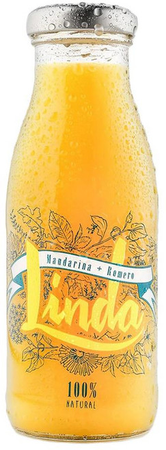 스페인 린다 만다린 + 로즈마리 주스 Linda Natural mandarin and rosemary juice, 2개, 500ml