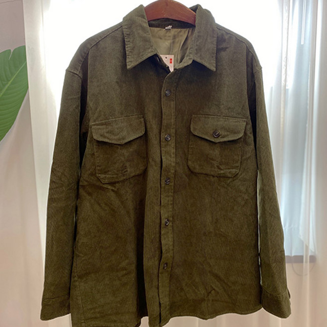 스토리원 남녀공용 오버핏 코듀로이 셔츠 골덴 남방 JG-FWTE010