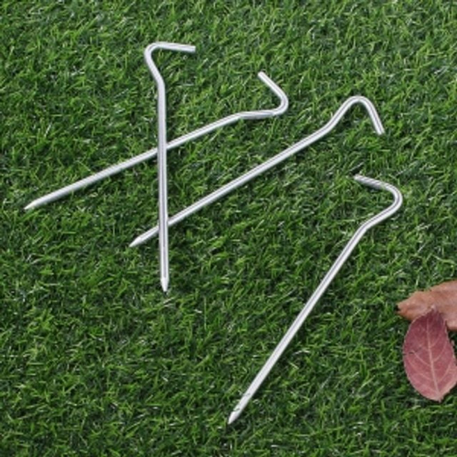 캠핑용 알루미늄 단조팩 4개입 18cm ㄱ자 텐트 타프 고정 팩 파우치 포함 타프팩 캠핑팩 텐트팩