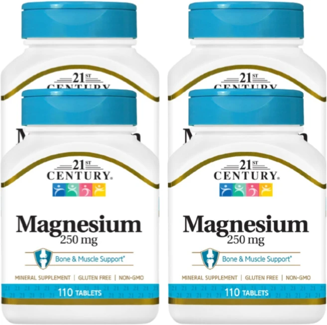 21세기 센트리 마그네슘 21st Century Magnesium 250mg 110정, 4개 - 쿠팡