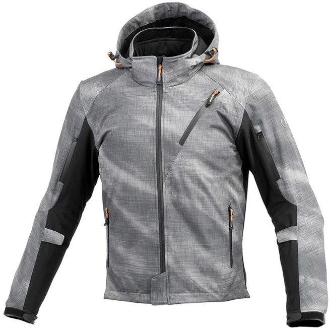KOMINE 바이크용 재킷 프로텍트 소프트쉘 윈터 파카 IFU JK5792 075792 Neo Smoke 2XL