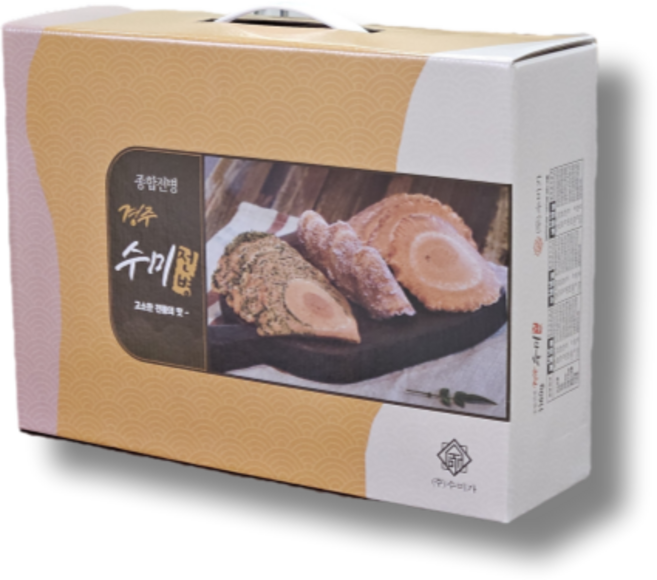 경주 수미 전병 선물세트 (땅콩420g+부채420g+생강320g), 1세트, 1.16kg