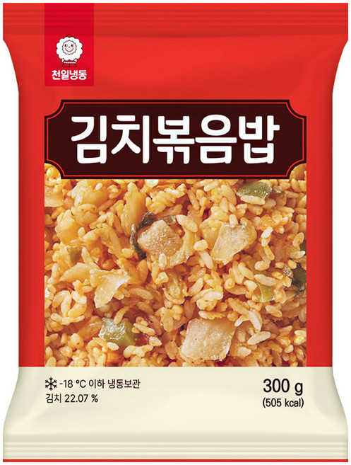 냉동천일 김치볶음밥, 3개, 300g