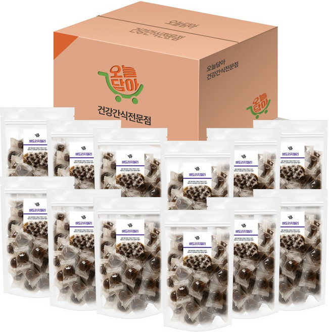 오늘담아 고농축 배도라지 까먹는 젤리, 12개, 184g