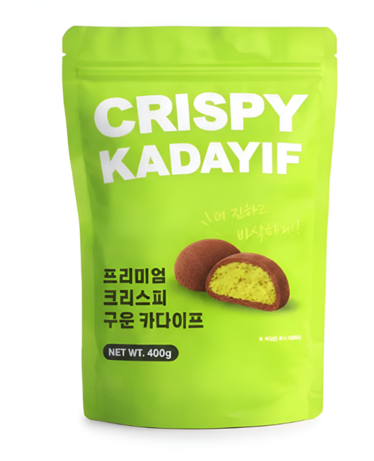 팜유없는 프리미엄 크리스피 카다이프 구운 볶은 카다이프, 1개, 400g